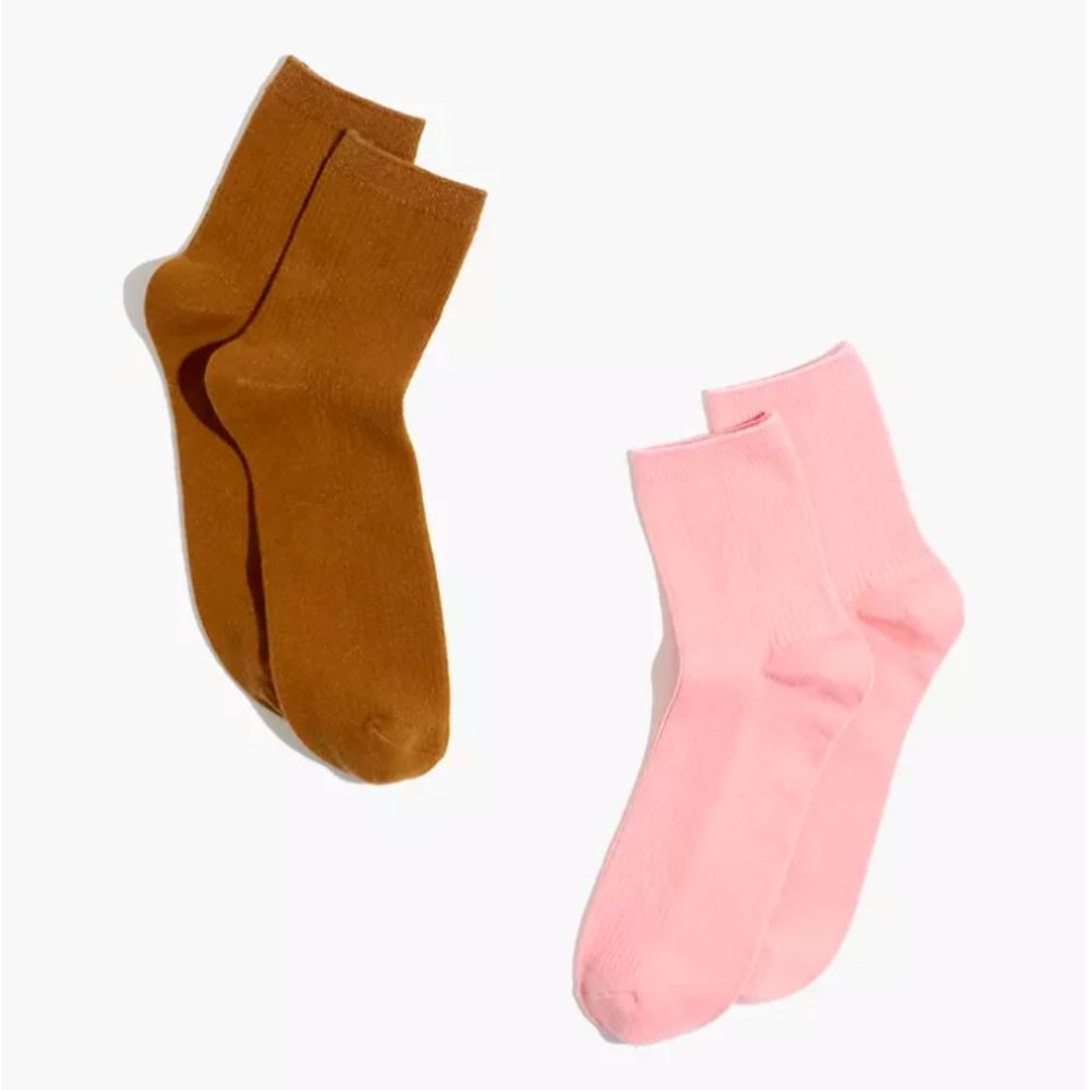Madewell Ribbed Ankle Socks